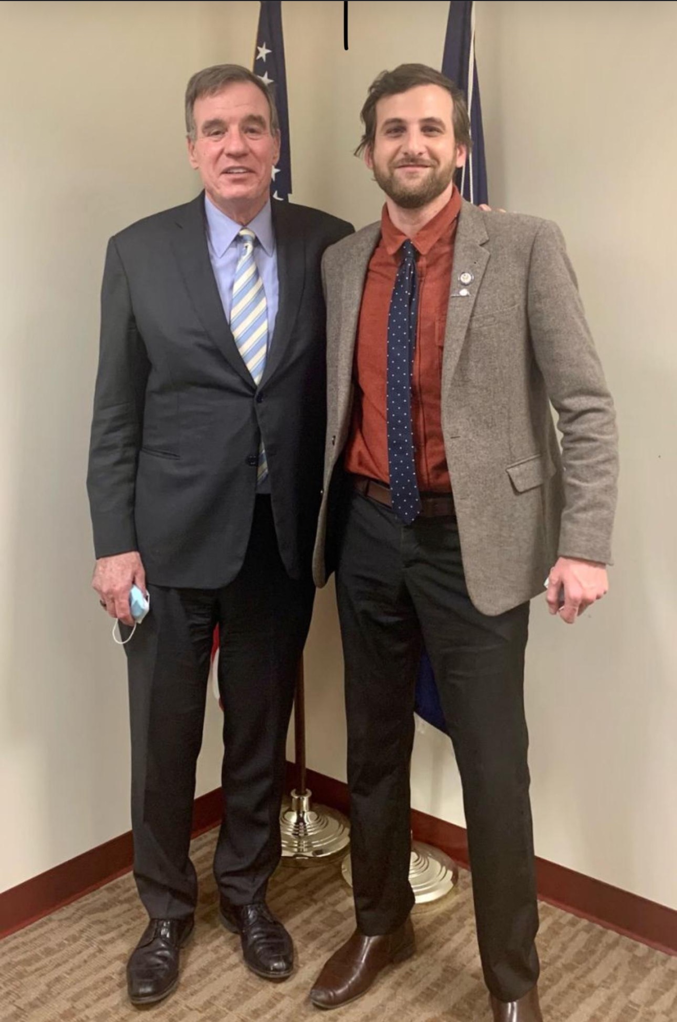 Randy Bryan Moore with United States Senator Mark Warner