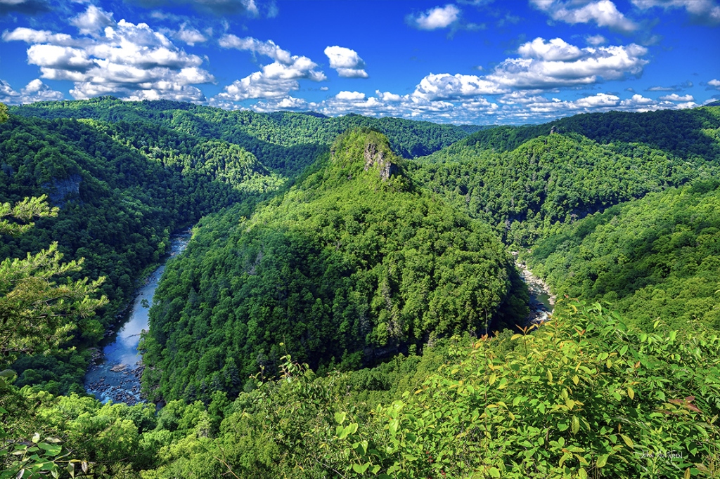 The Towers at Breaks Interstate Park in the Cumberland Mountains · Photo: John Hultgren